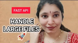 FastAPI File Upload Streaming Handle Large Files Like a Pro FastAPI Bootcamp