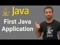 Java Bangla Tutorials 4 First Java Application class main method