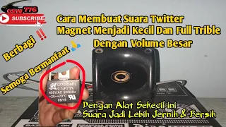 Download CARA MENGATASI KEBISINGAN SUARA PANGGIL PADA TWITTER MAGNET YG BERLEBIHAN MP3