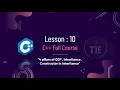 C Full Course Constructors in Inheritance Lesson 10 part 3
