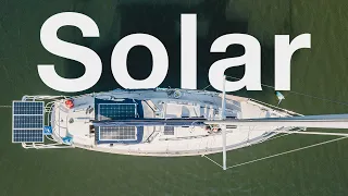 Installing Solar Panels on our Bimini!