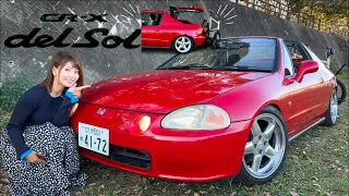 CR X デルソル B16A VTEC をオープンカーで楽しめる唯一無二の隠れた名車 トランストップの動きに衝撃を受けました 