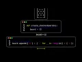 Create a python program the creates a checkerboard pattern as shown