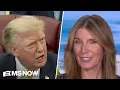 We touched a nerve there Nicolle reacts to Trump s MELTDOWN at MS NOW asking him tough question