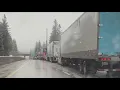 California Winter Storm Road closures in the Sierra