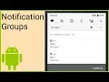 Notifications Tutorial Part 7 - NOTIFICATION GROUPS
