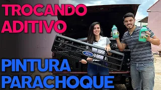 PINTURA PARACHOQUE E TROCA DO ADITIVO SISTEMA DE ARREFECIMENTO F1000