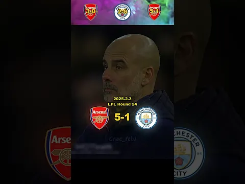 Arsenal vs man city humiliation