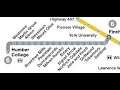 Finch LRT volledige rit richting oosten - Humber College naar Finch West