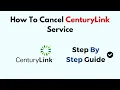 How To Cancel CenturyLink Service