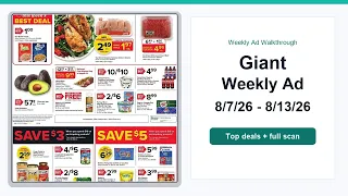 Giant Weekly Ad 26 - 26 Top 10 Deals