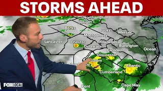 Philadelphia weather Severe storms damaging winds and tornadoes possible Saturday