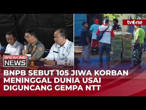 7 Ribu Lebih Gempa Susulan Terjadi di NTT, BNPB Laporkan Perkembangan Penanganan Pascagempa