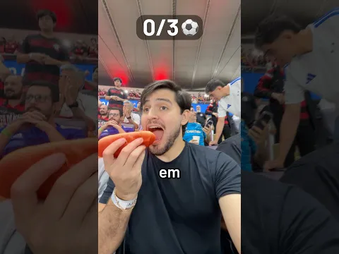 NÃO POSSO COMER ATÉ SAÍREM 3 GOLS