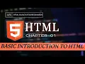 HTML Full Course in Urdu Hindi CHAPTER 01 Intro to HTML HTML Tutorial From Beginners to Pro