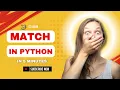 Python Pattern Matching match-case Tutorial for Beginners in Hindi Complete Python Course