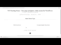 Free WordPress Floating Menu WP Floating Menu Part 1 Front end Tour WordPress Tutorial