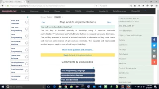 How null key is handled in HashMap javapedia net