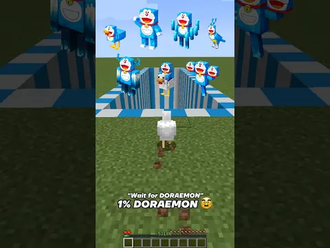 Wait for DORAEMON the WITHER 😍 #shorts