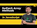 forEach Array Method in JavaScript The Complete JavaScript Course Ep 42