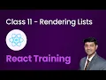 Class 11 - Rendering List in JSX using Map Method
