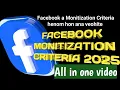 Facebook-monitisatiecriteria 2025 | Alles-in-één video @JanglenTech