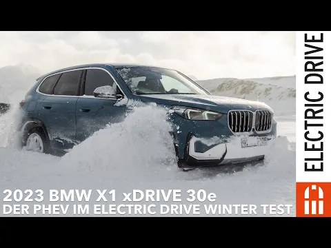 Download MP3 2023 BMW X1 xDrive30e Plug-in-Hybrid mit 90 Kilometer Reichweite im Electric Drive Winter Test