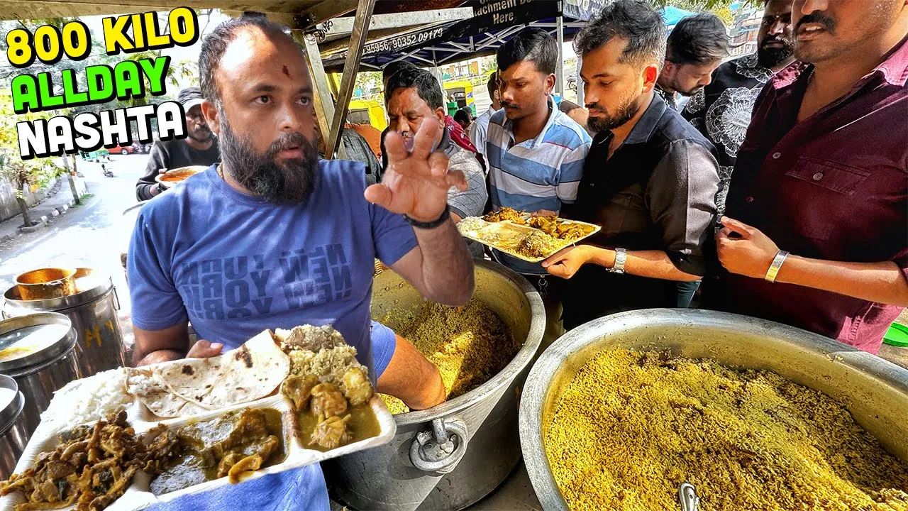 60/- Rs UNLIMITED Thali Street Food India  Ragi Mudde, Desi Ghee Set Dosa, Makhani Biryani