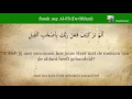 Lagu Quran: 105 Surah Al-Fil (De Olifant):  Nederlands audio vertaling Koran