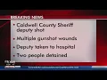 Caldwell County deputy shot while responding to a call