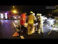 Download Lagu Automobilist klapt hard op pijlwagen op de A4