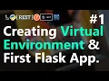 Creating Virtual Environment First Flask App REST API with Python Flask HINDI