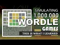 Simulating Wordle in search of the perfect strategy