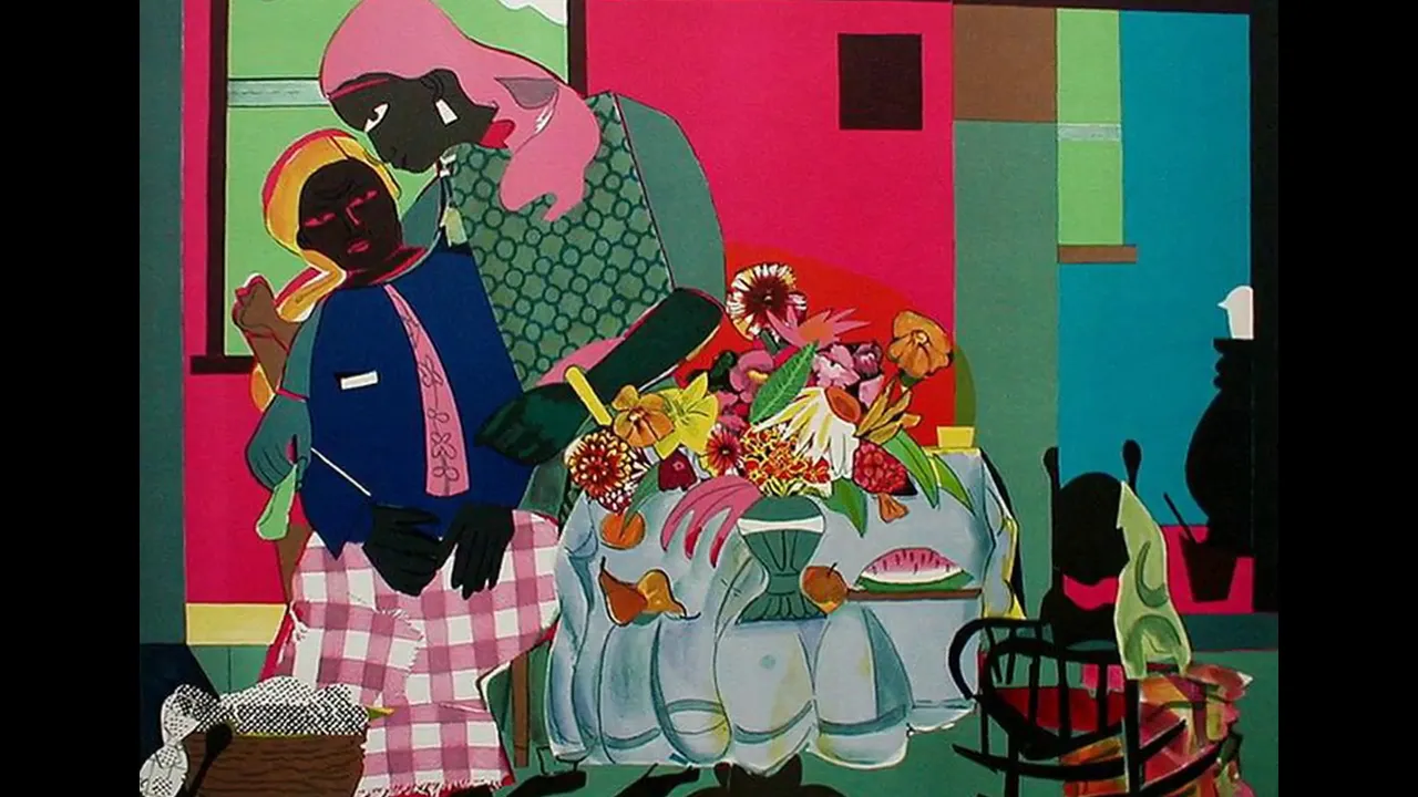 藝苑掇英  Romare Bearden  羅瑪爾·比爾登  (1911-1988)  Harlem Renaissance   Outsider art  American