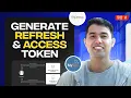 Generating Access Refresh Tokens After Login Session JWT