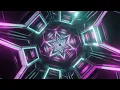 Abstract Background Video 4k Pink Teal Metallic Wireframe VJ LOOP NEON Sci-Fi Calm Wallpaper