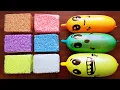Making Slime with Funny Balloons and Floam Bricks - Mega Crunchy