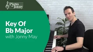 Key of Bb MAJOR Piano Lesson Scales Fingering Chords Progressions More