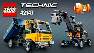 LEGO® Technic™ 2in1 Dump Truck (42147)[177 pcs] Excavator EXTRA Building Instructions | TBB