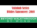 Cyber Security Ethical Hacking Pentesting Lab Vulnhub Walkthrough BSides Vancouver 2018