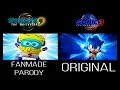 Download Lagu SONIC THE HEDGEHOG 3 and SPONGEBOB Parody Side-By-Side Comparison