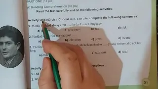 الرابعة متوسط حل صفحة 51 52 لغة انجليزية 