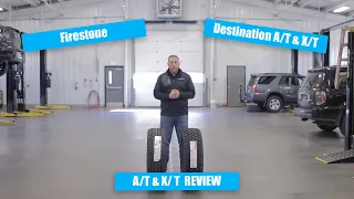 All Terrain Tire Comparison Firestone Destination AT 2 Firestone Destination XT