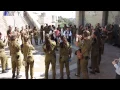 Israeli soldiers dancing in Jerusalem