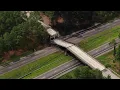 Fiery tanker crash collapses bridge shutting down I-20 for miles in Aiken County