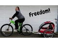 Finally Got a Bike Trailer Allen Sports 2 Child Bicycle Trailer and Stroller