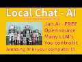 Setup Tutorial on Jan ai JAN AI Run open source LLM on local Windows PC 100 offline LLM and AI