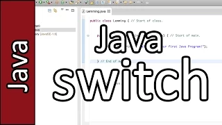 Java Switch - Java Programming Tutorial PC Mac 2015