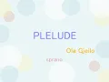 PRELUDE (Ola Gjeilo) soprano