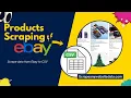 Free eBay Scraper Tool 2025 Extract eBay Product Data Instantly Using Chrome Extension